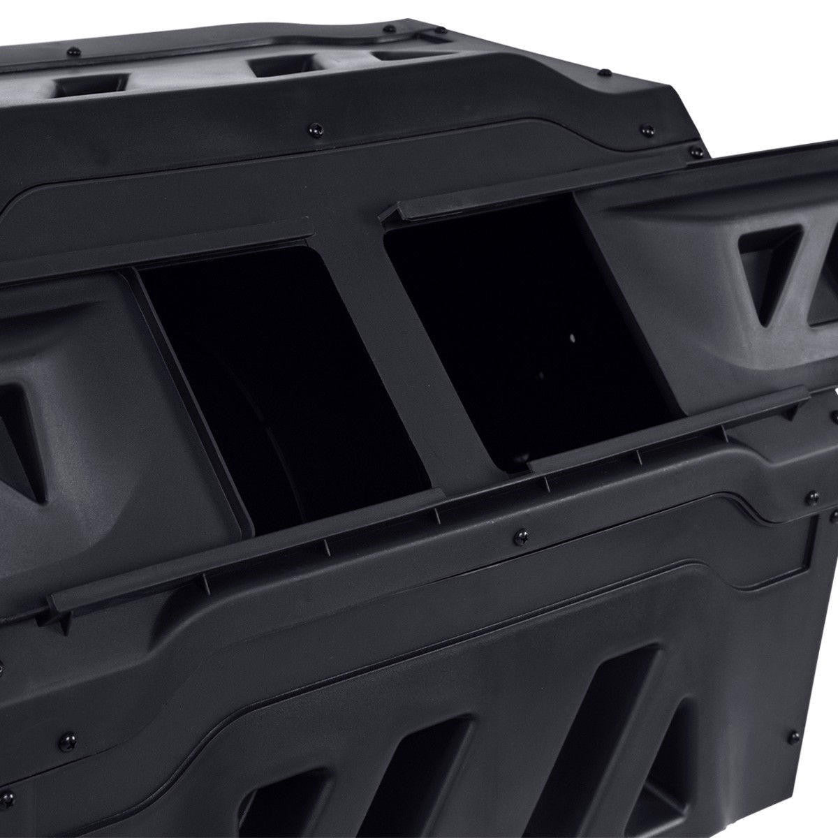 FastFurnishings Outdoor 43-Gallon Compost Bin Tumbler Home Garden Composter