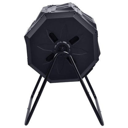 FastFurnishings Outdoor 43-Gallon Compost Bin Tumbler Home Garden Composter