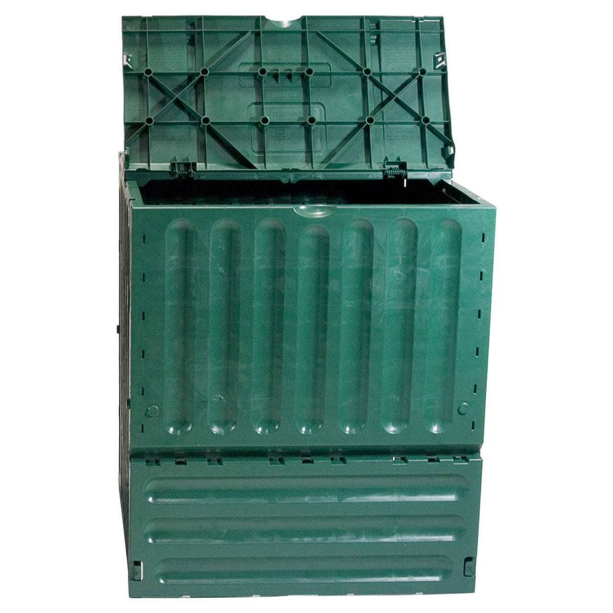 FastFurnishings Outdoor Composting 110-Gallon Composter Recycle Plastic Compost Bin - Green