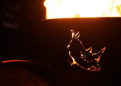 Fire Pit Art Africas Big Five