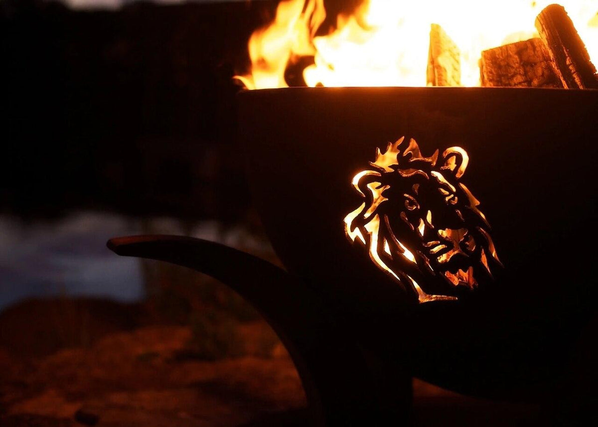 Fire Pit Art Africas Big Five