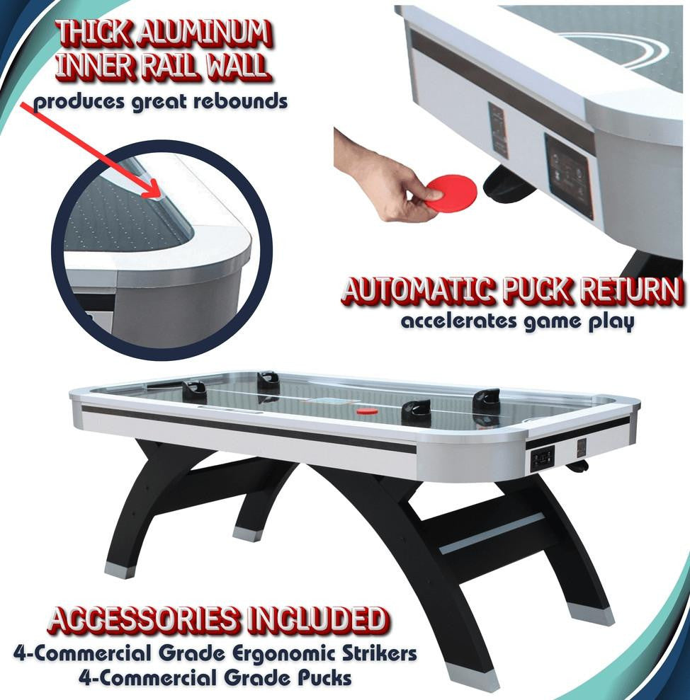FreeTime Fun Slap Shot 7' Air Hockey Table