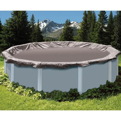 Midwest Canvas Company Super Deluxe Oval Above Ground Winter Cover