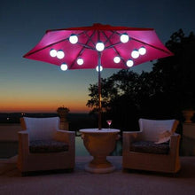 Patio Living Concepts LED Globe Umbrella Lights 12 globe lights