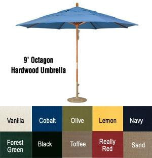 Pentair Wood Octagon Umbrella
