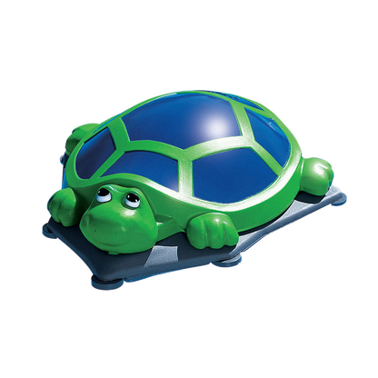 Polaris Turbo Turtle pool cleaner viewed from the front left