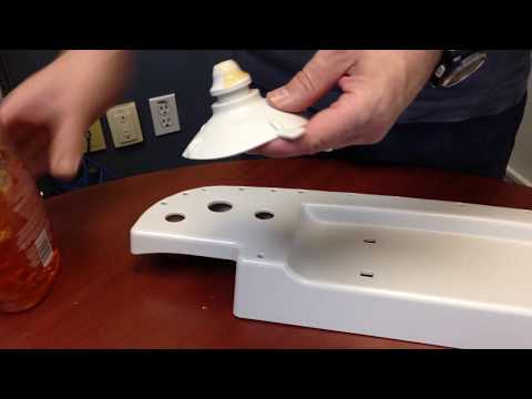 InnovaPlas Step Cups suction-cup installation demonstration, method 2 (French)