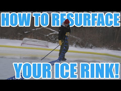 NiceRink manufacturer demonstration of NiceIce resurfacer operation; available widths vary