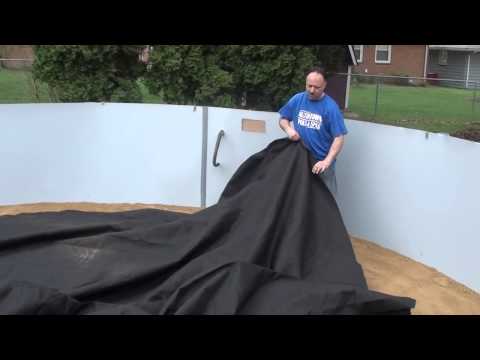 GLI Armor Shield pool liner pad manufacturer installation instructions