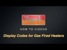 Raypak manufacturer guide to display codes for gas-fired heaters