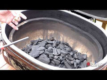 Primo manufacturer guide to lighting lump charcoal and setting up low-and-slow cooking