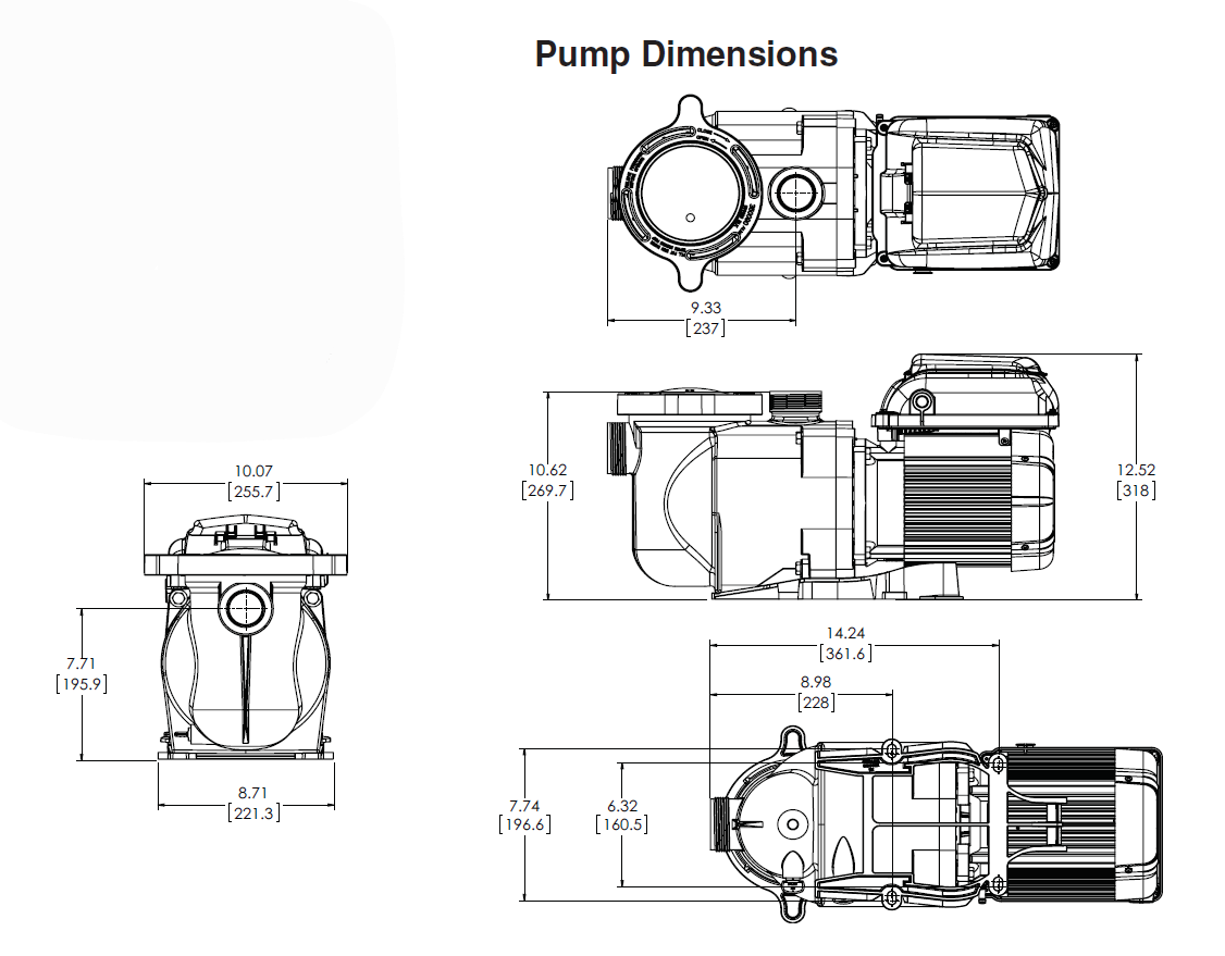 Pentair SuperFlo VS pump detail
