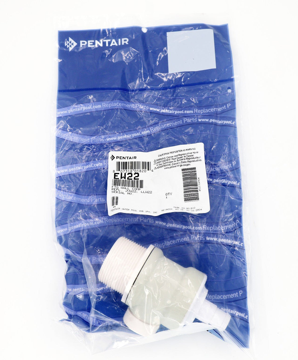 Pentair Complete Wall Fitting for Kreepy Krauly Legend EW22 - Cleaner Parts - img-4
