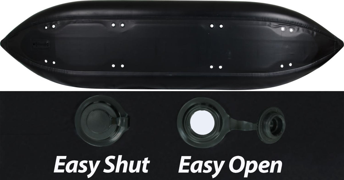 Sea Eagle Explorer kayak — Self-bailing floor drains