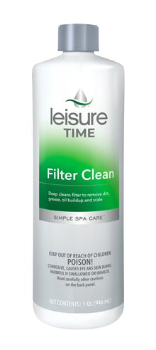 Leisure Time Spa Filter Clean One Quart — manufacturer front packaging