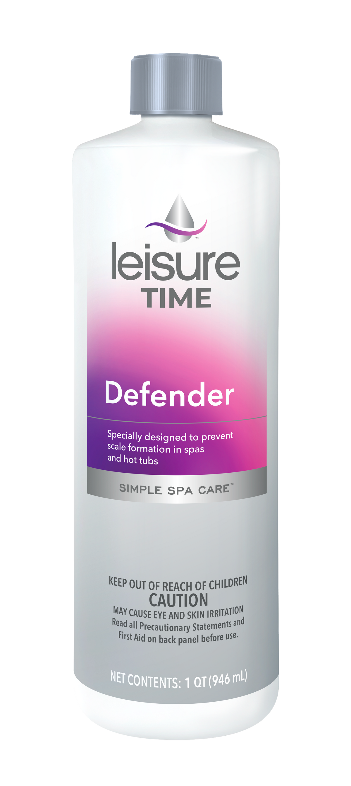 Leisure Time Spa Defender 1 Quart Bottle — manufacturer front packaging