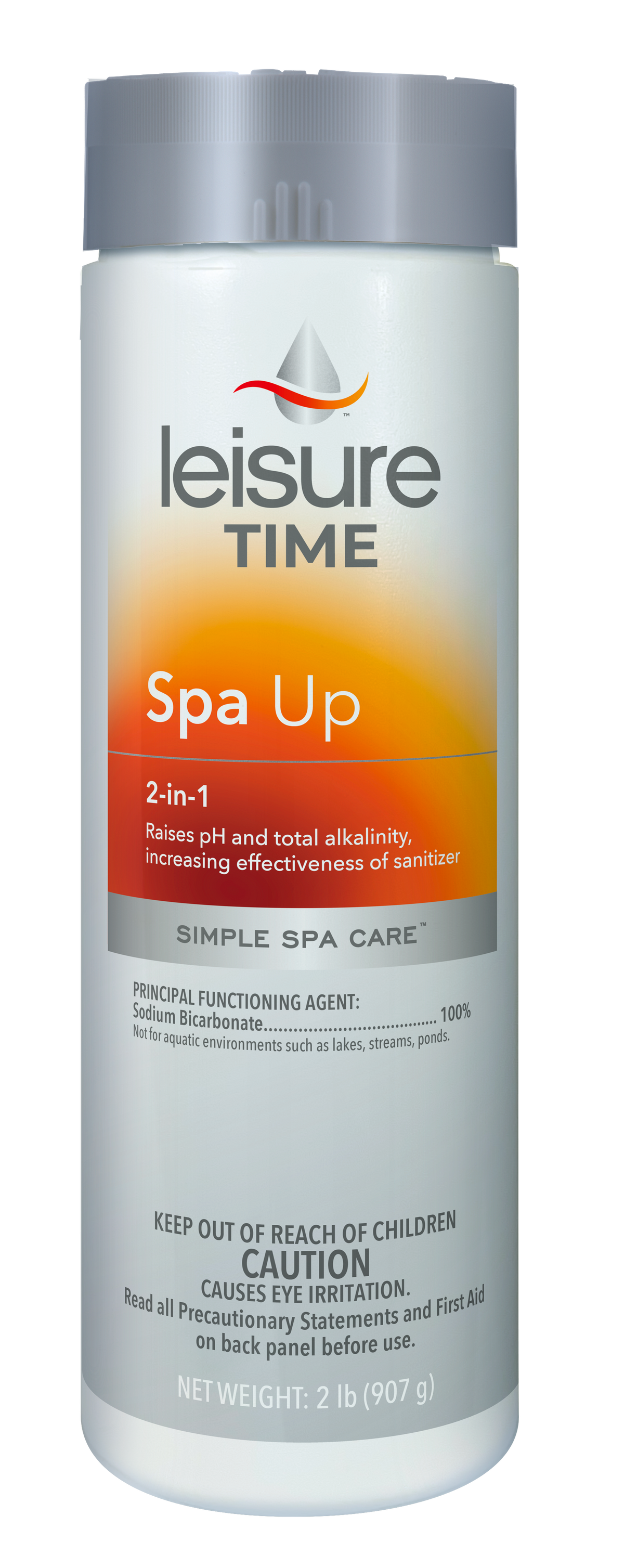 Leisure Time Spa UP 2 lbs — manufacturer front packaging