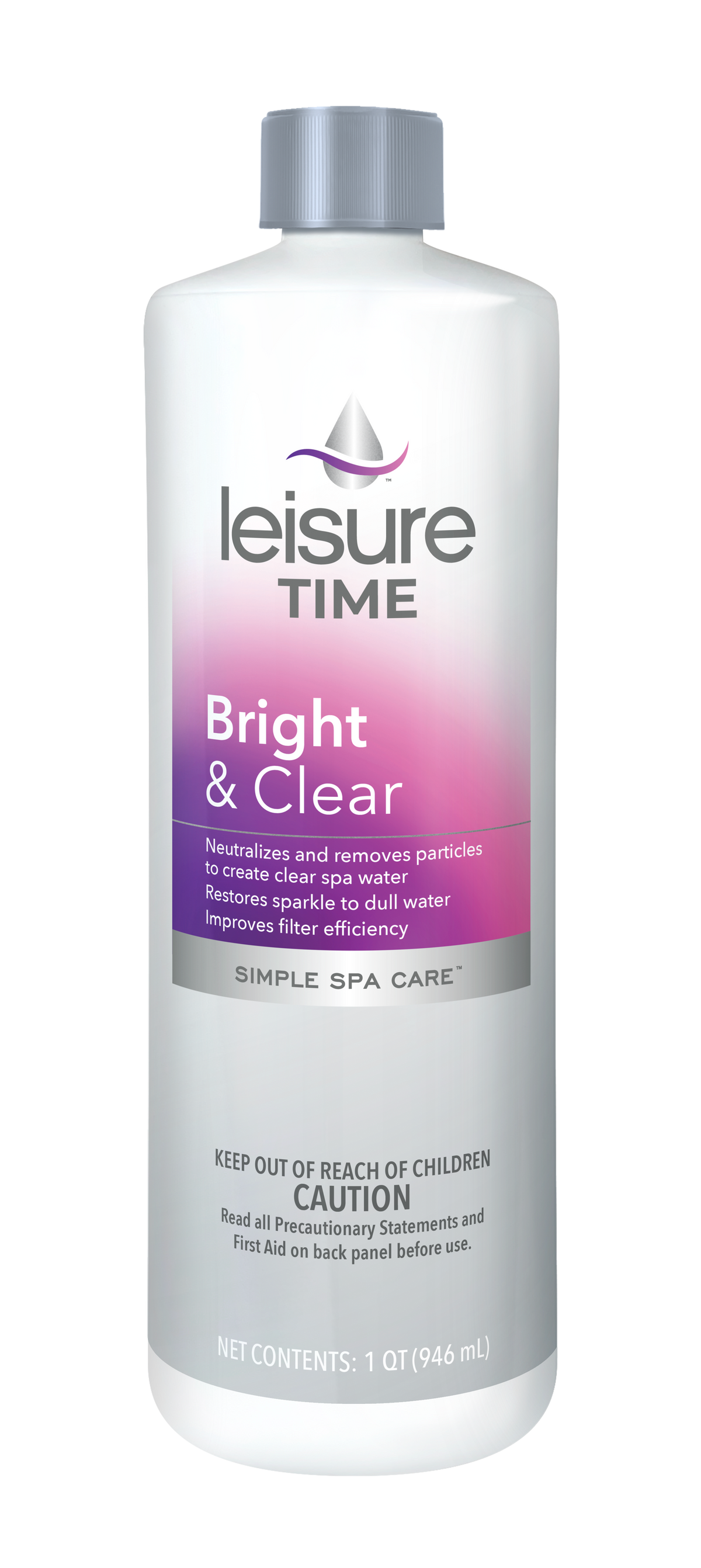 Leisure Time Spa Bright and Clear Qrt — manufacturer front packaging
