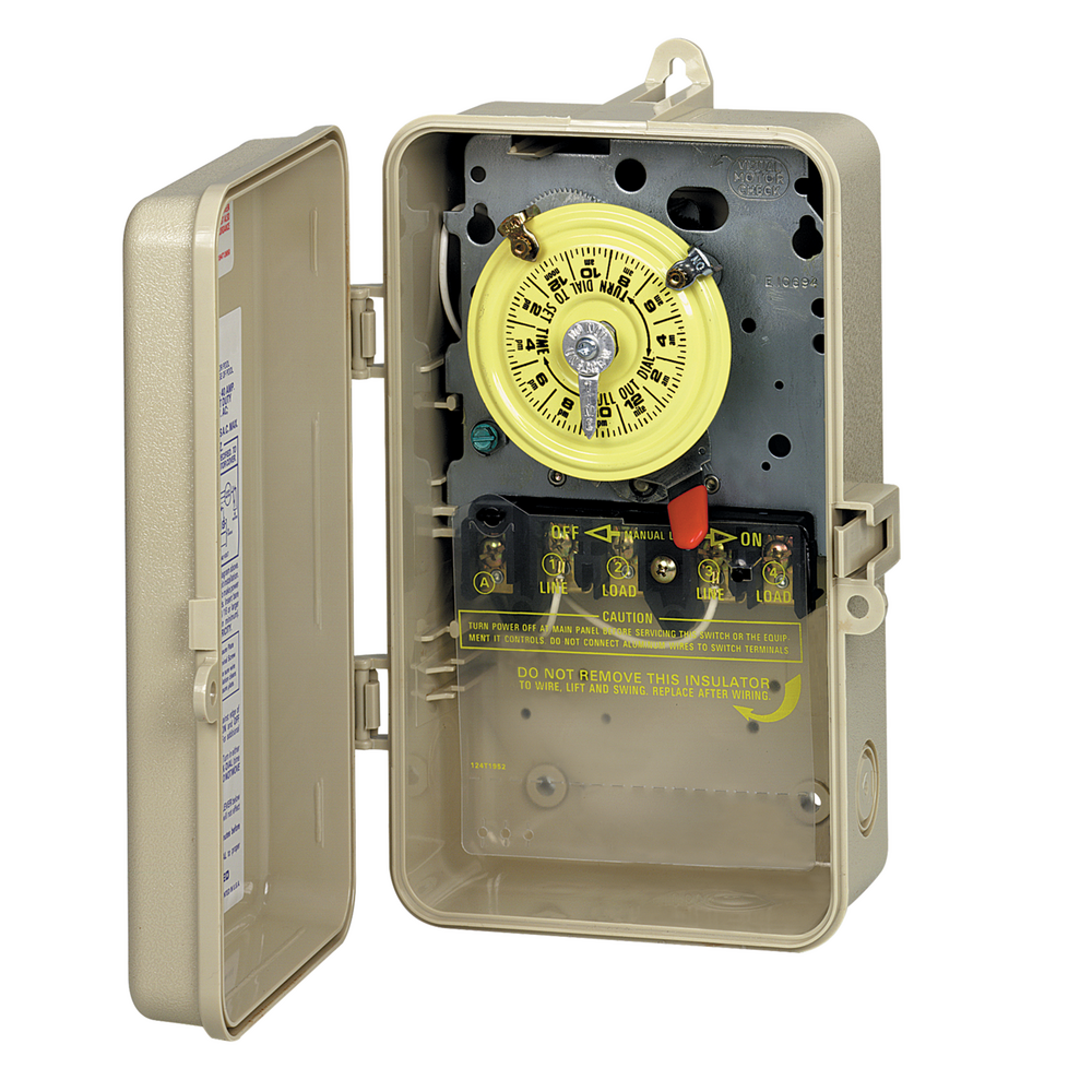 Intermatic Indoor/Outdoor 220v Timer with Plastic Enclosure — manufacturer T104 alternate