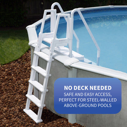 Easy Pool Step with Outside Ladder by Blue Wave — manufacturer product detail 3