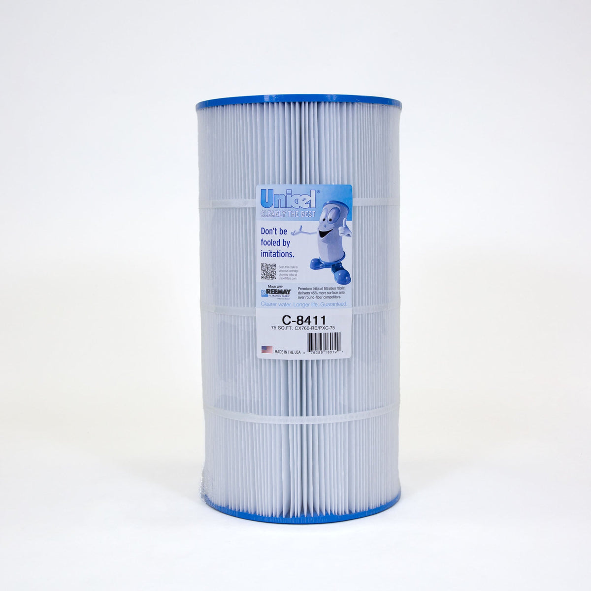 Unicel C-8411 cartridge with model label