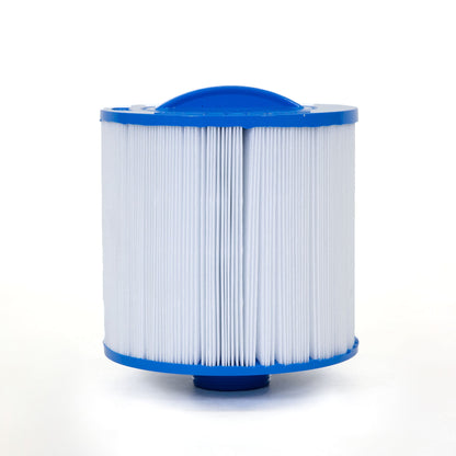 Unicel 6CH-25 filter pleats and side view; one cartridge shown, pack quantity is specified in the listing