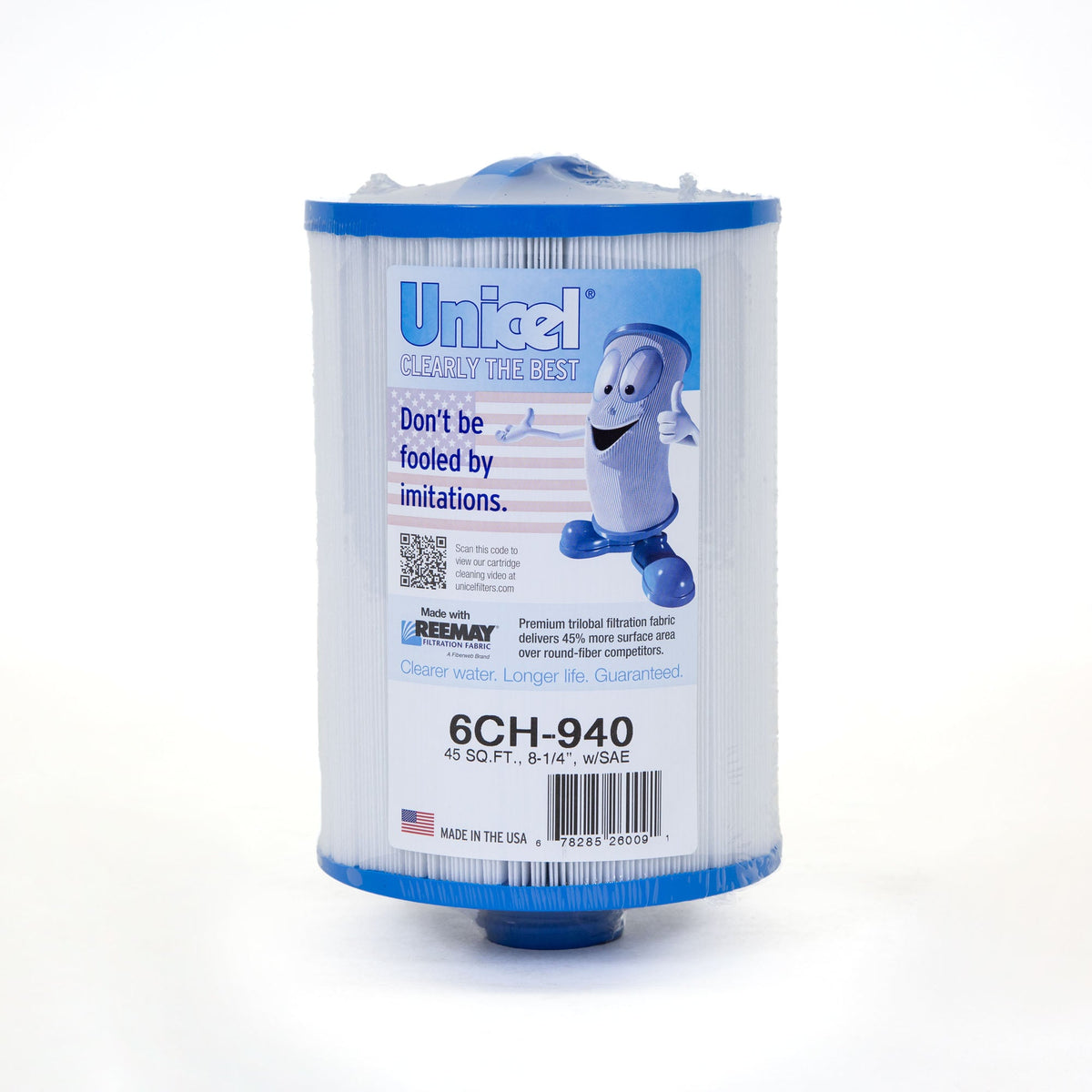 Unicel 6CH-940 cartridge with model label; one cartridge shown, pack quantity is specified in the listing