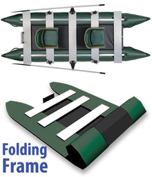 Sea Eagle 375fc FoldCat folding aluminum frame manufacturer illustration