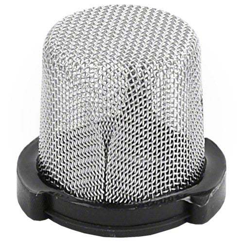 Polaris 6-504-00 filter screen underside and mesh close-up