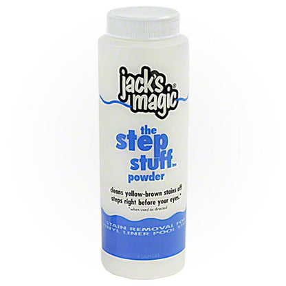 Jack's Magic Step Stuff powder component bottle close-up