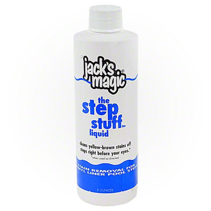 Jack's Magic Step Stuff liquid component bottle close-up