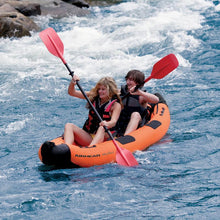 Airhead AHTK-2 two person travel kayak - paddling demonstration photo