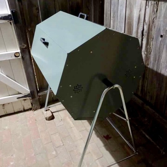 Jora JK270 70 gallon composter - garden installation in West Los Angeles