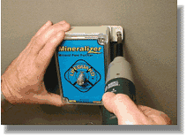 Lifeguard Mineralizer - manufacturer wall mounting example