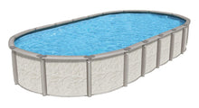 Wilbar International Azor Resin Above Ground Pool Oval 54 Deep Package